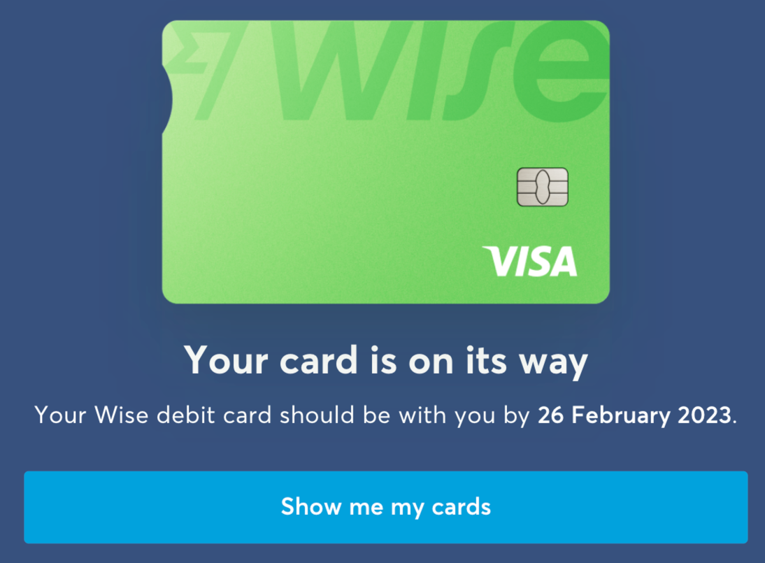 Wise银行卡申请